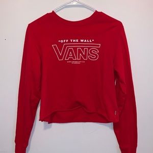 Vans Cropped Long Sleeve Tee